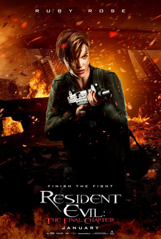 RESIDENT EVIL: EL CAPÍTULO FINAL posters de los personajes - Web de cine  fantástico, terror y ciencia ficción