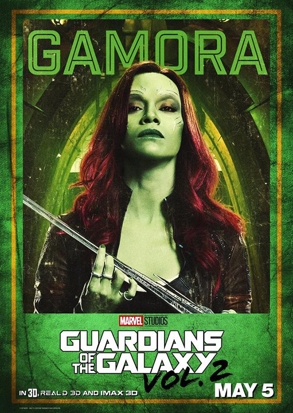 GUARDIANES DE LA GALAXIA VOL. 2 posters de los personajes Web de cine