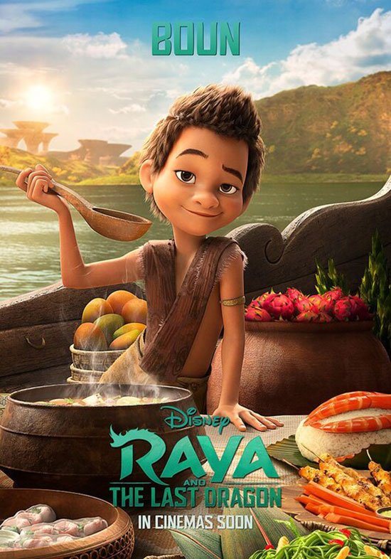 Raya Y El Ultimo Dragon Cartel RAYA Y EL ÚLTIMO DRAGÓN personajes - Web de cine fantástico, terror y