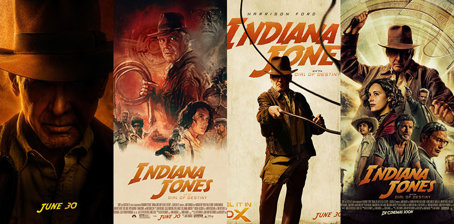 Pósters de Personajes de (Indiana Jones y El Dial del Destino).